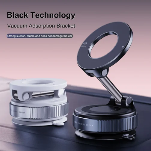 Vacuum Magnetic Foldable Phone Holder
