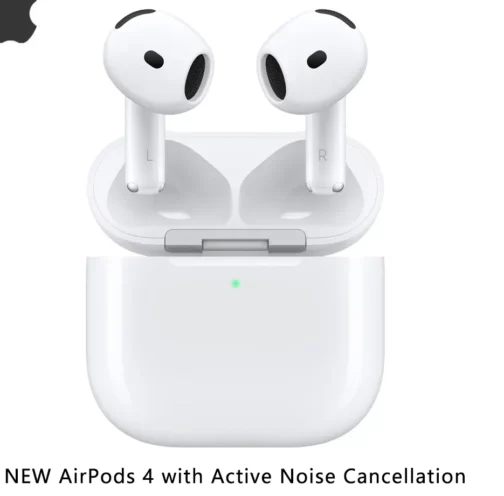 Apple AirPods 4 Wireless Earbuds – Active Noise Cancellation