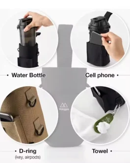 Magnetic Gym Water Bottle Bag Holder