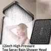 High Pressure Rainfall Shower Head Luxury Bathroom Shower-head - Image 3