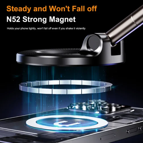 Vacuum Magnetic Foldable Phone Holder - Image 4
