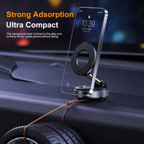 Vacuum Magnetic Foldable Phone Holder - Image 3