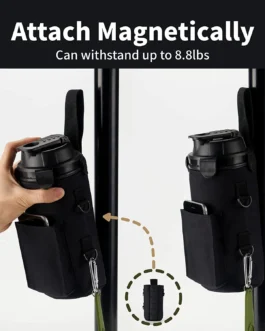 Magnetic Gym Water Bottle Bag Holder