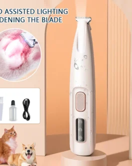 Portable Pet Paw Trimmer with LED Light