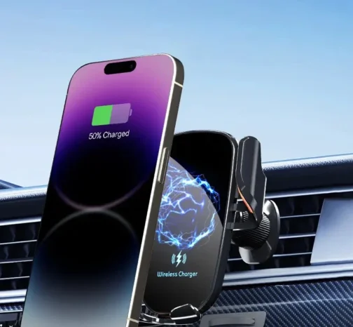 Wireless Fast Car Charger & Phone Holder
