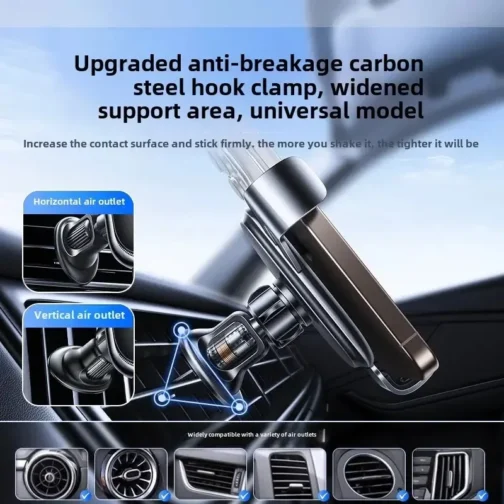 Wireless Fast Car Charger & Phone Holder - Image 6