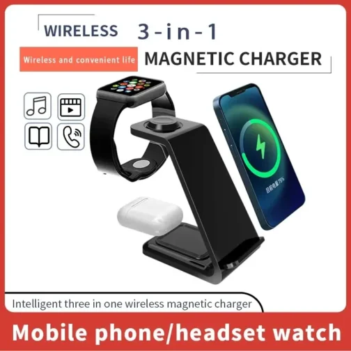 3 in 1 Wireless Charger Stand - Image 3