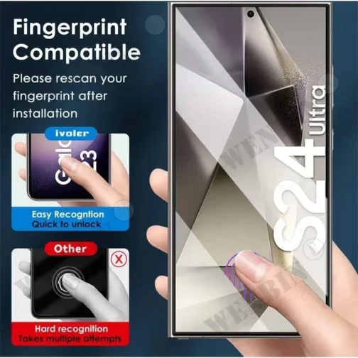 9H Tempered Glass Shield for Samsung - Image 2