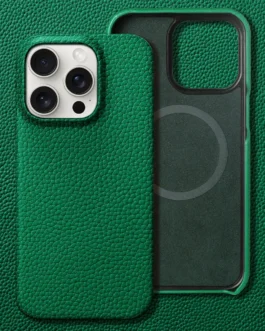 Luxury Leather Magnetic Phone Back Case