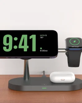3 in 1 Fast Charging Dock for iPhone Apple Watch & AirPods
